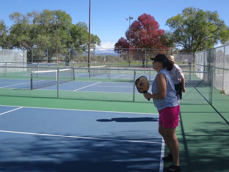 Outdoor pickleball courts