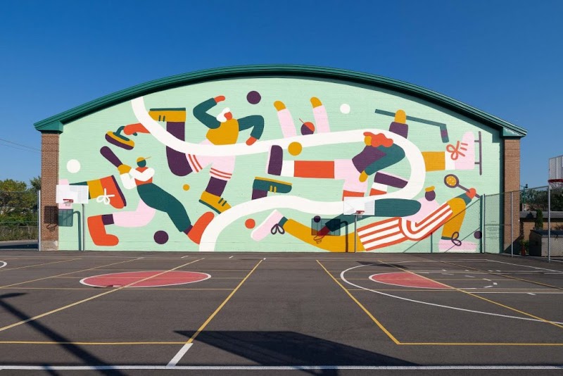 Danyluk Park Basketball Court - Pickleball in Montreal, Quebec