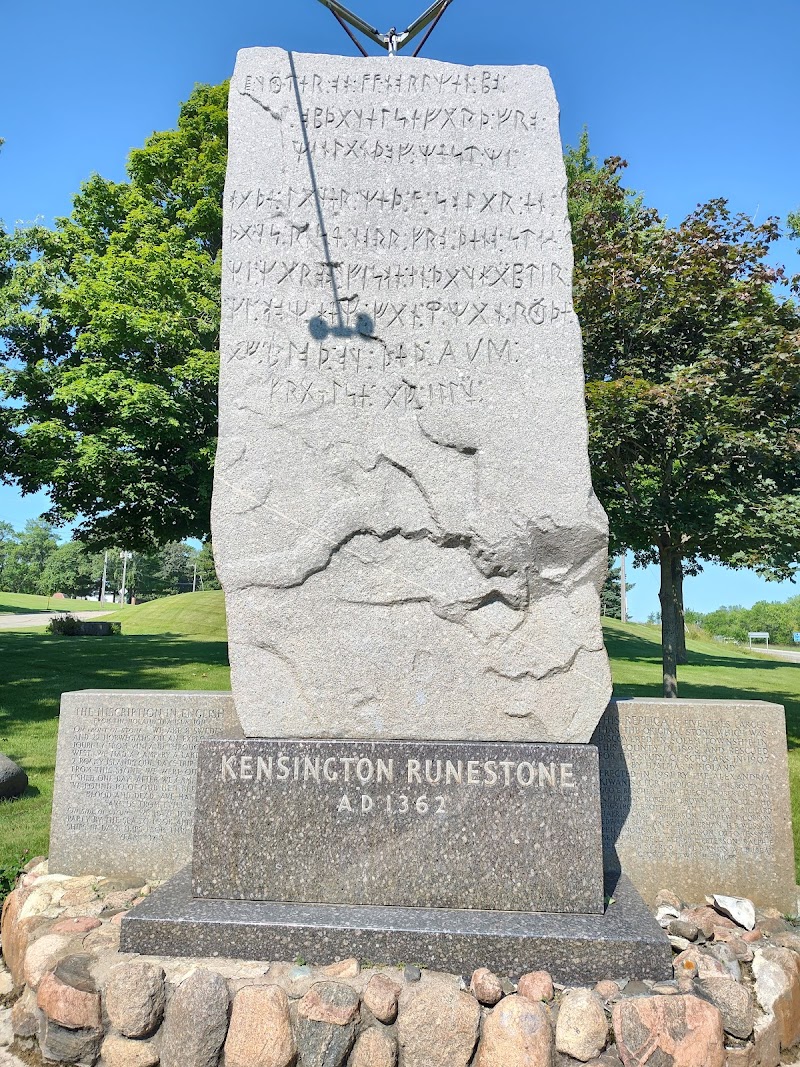 Kensington Runestone Historical Marker