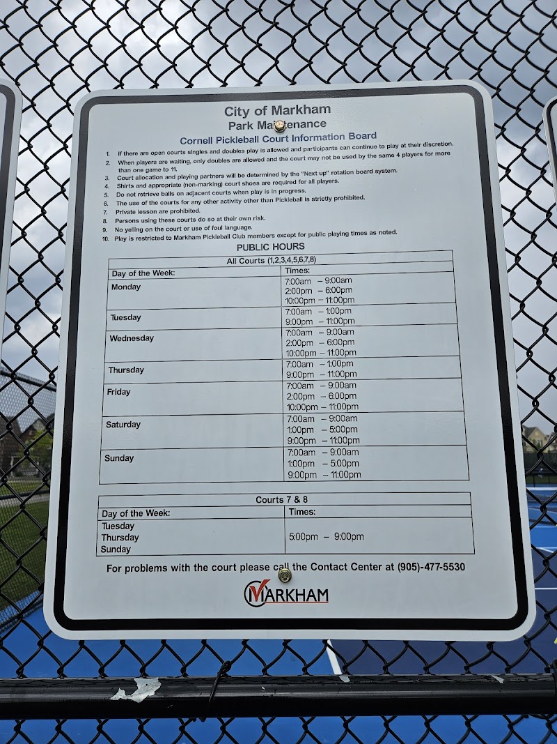 Cornell Pickleball Courts - Pickleball in Markham, Ontario