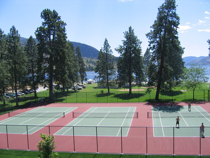 Skaha Lake Park Tennis Courts - Pickleball in Penticton, British Columbia