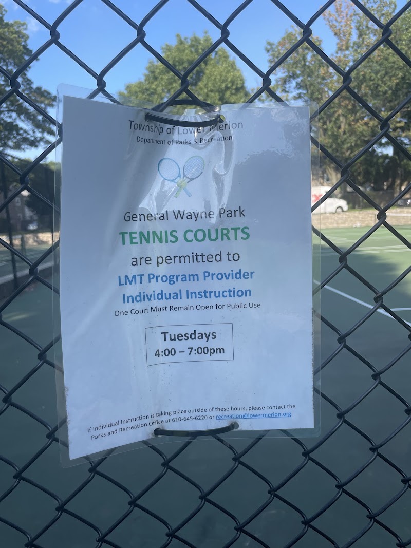 General Wayne Park Tennis Courts