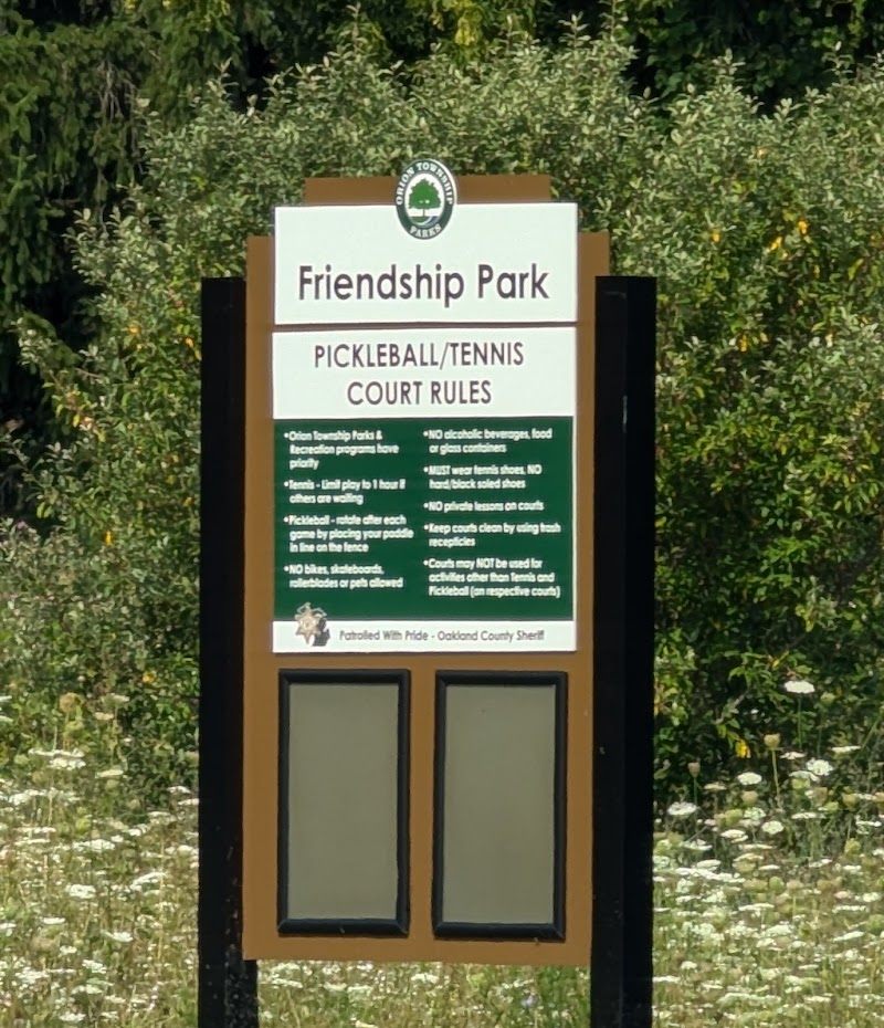 Friendship Park Pickle Ball/Tennis Court - Pickleball in Davisburg, Michigan