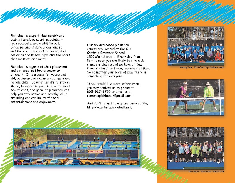 Cambria Pickleball by the Sea