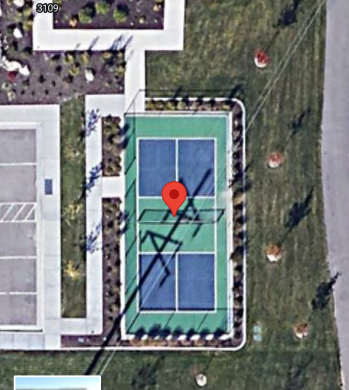 Pickleball court